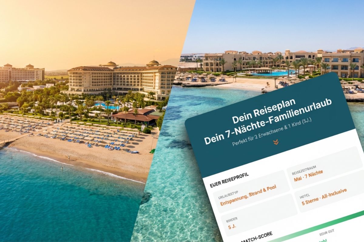 Beispiel Reiseplan aus dem Quiz